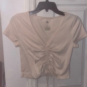 Tie in the front crop top